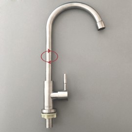 Mr. Plumber Pillar Tap Kitchen Faucet 304 Stainless Steel Mr. Plumber Pillar Tap Kitchen Faucet 304 Stainless Steel